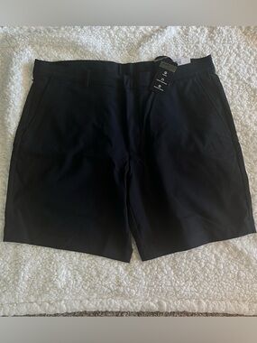 Alfani Black Flat-Front Men's Shorts